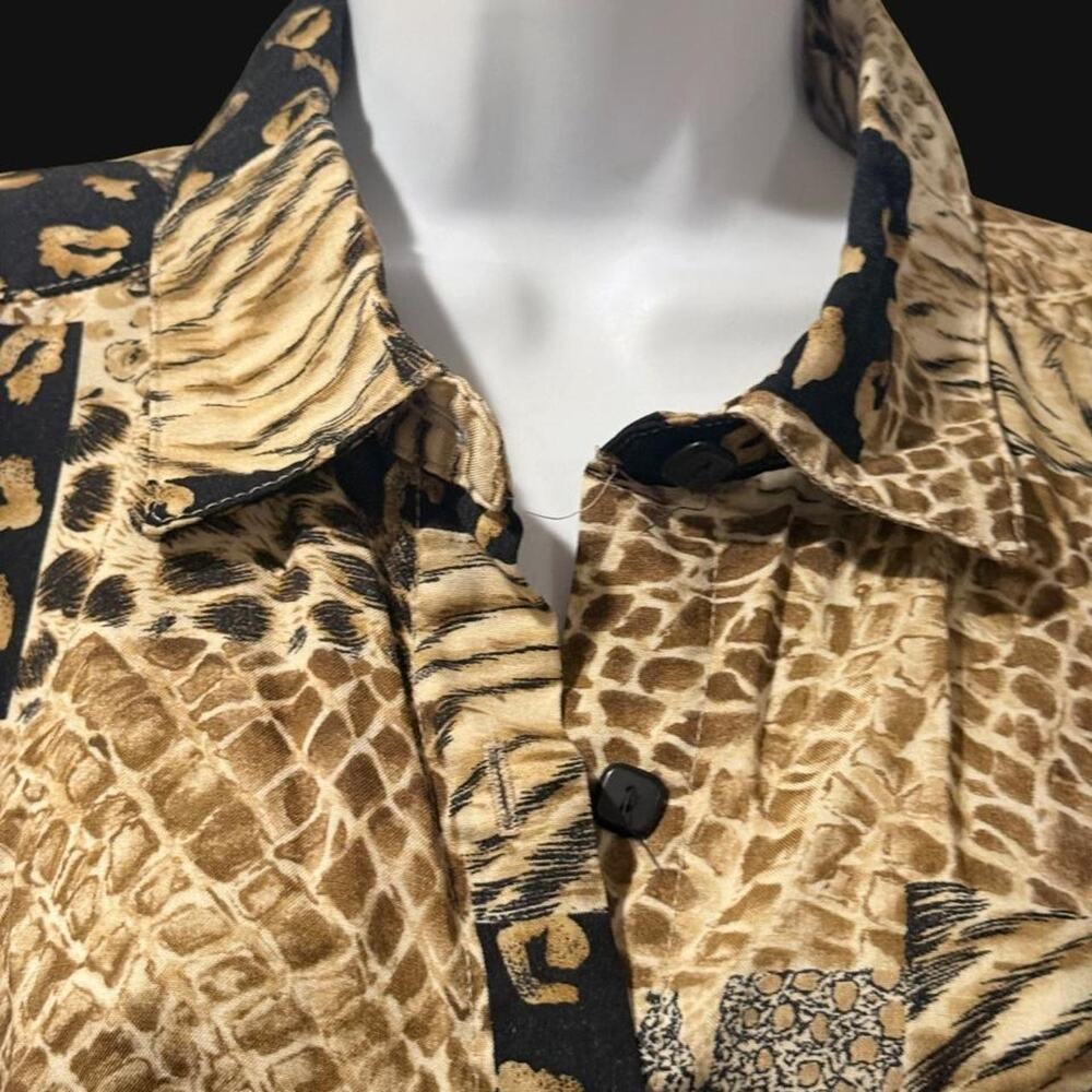 Alfred dunner patchwork button up - Picture 4 of 7